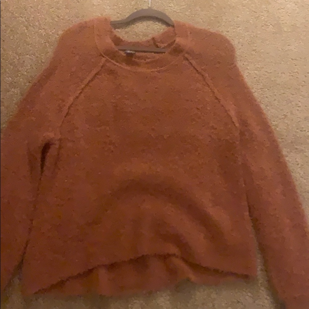 Oversized pink sweater